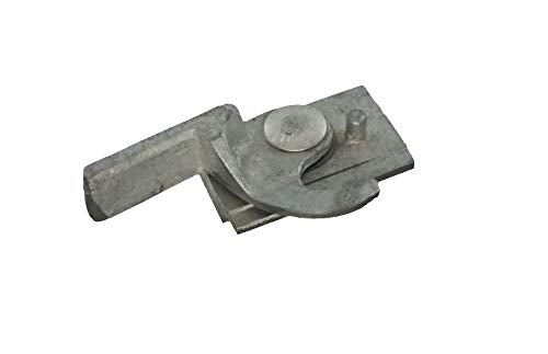 WRS 2-1/4" Sweep Lock, White Bronze, for Double Hung Windows - color: 2-1/4" Screw Spacing - White Bronze