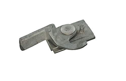 WRS 2-1/4" Sweep Lock, White Bronze, for Double Hung Windows - color: 2-1/4" Screw Spacing - White Bronze