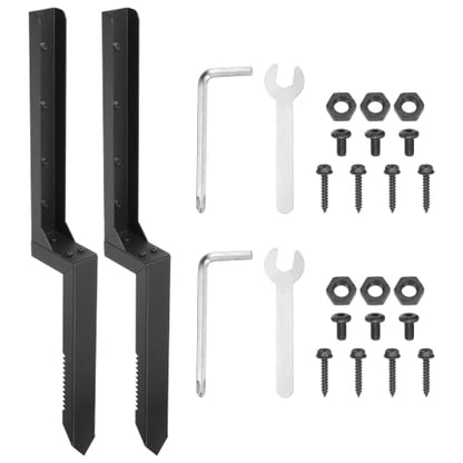 DTGN Fence Post Repair Kit 31.5 Inch Fence Post Stake 2Pcs