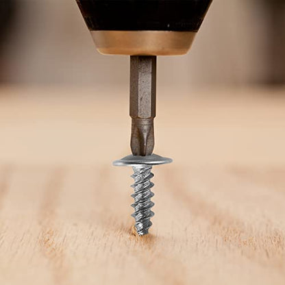 (100 pcs)#8×2" Phillips Truss Head Wood Screws Stainless Steel 410 Quick Metal Self Tapping - color: Silver, size: #8×2"