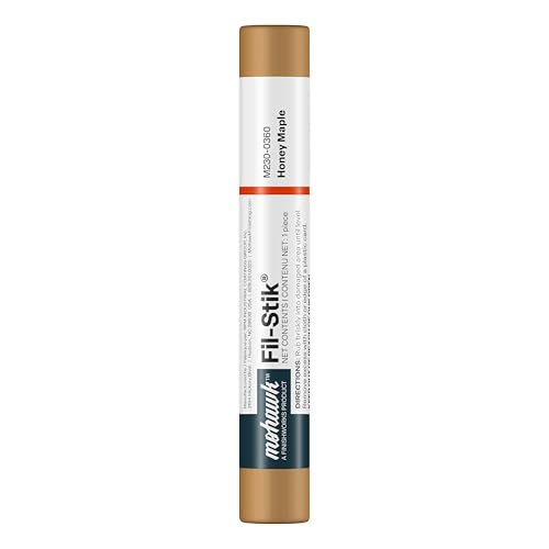 MOHAWK Finishing Products Fill Stick (Fil-Stik) Putty Stick for Wood Repair (Honey Maple)- Rub On Semi-Soft Wax Filler Stick