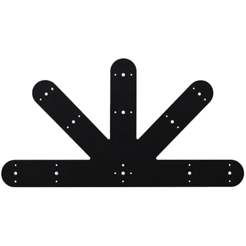 36.2x20.4 Gable Plate, Powder Coated Gable Bracket - size: W shape