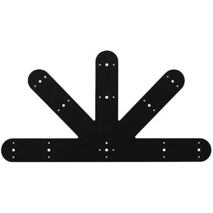 36.2x20.4 Gable Plate, Powder Coated Gable Bracket - size: W shape