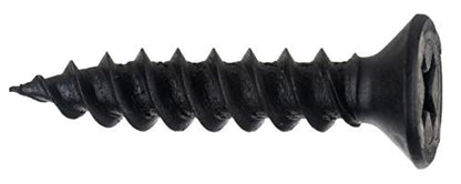 Hard-to-Find Fastener Phillips Flat Twinfast Wood Screws, Black Phosphate, Durable & Secure Indoor Wood Screws for Cabinets, Home Improvement, DIY, Construction, Interior Renovations, #10 x 1" - size: #10 x 1" Pack of 100
