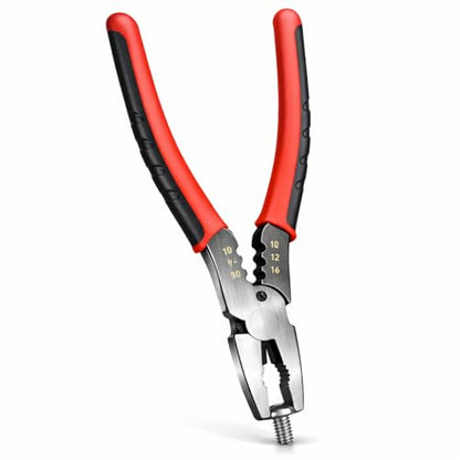 Powerbuilt Stripped Screw Extractor Pliers, 6" Heavy Duty Linesman Plier, Multipurpose Screw Removal Pliers-645028