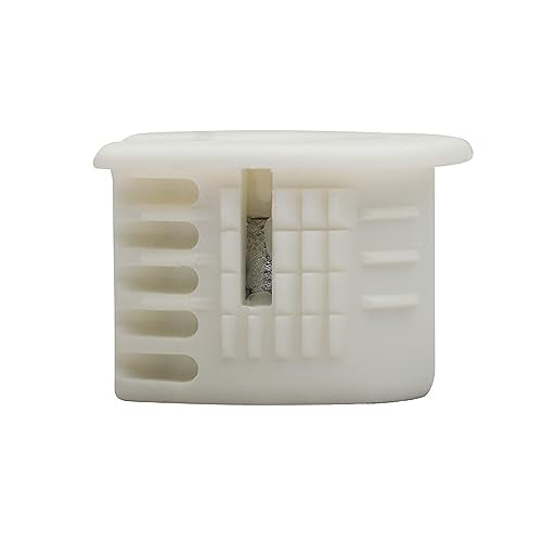 Titus 100 Pack System 6 Cam Connector for 19mm Panel, White Finish, Non-Outrigger, R011WHT - size: 100 Pack, style: White Finish