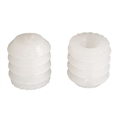 Plastic Dowel Plastic Hinge Dowel Inserts 0.34"x0.39" Cabinet Door Hinge Dowels 100 Pack - size: 0.34"x0.39"(8.7mmx10mm) Regular