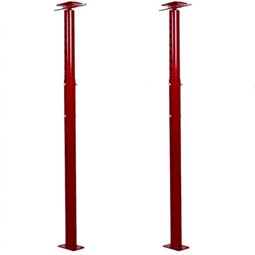 OUTLANE House Floor Jacks, 2 Pack 53"-93" Adjustable Jack Post 18000 LBS - color: Red, size: 53"-93"