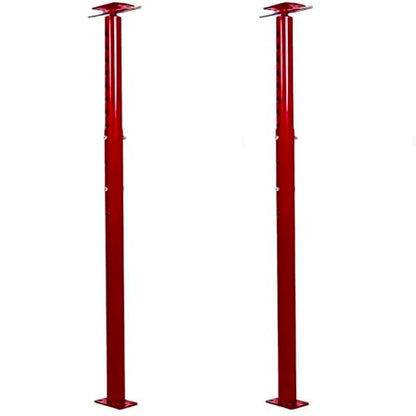 OUTLANE House Floor Jacks, 2 Pack 53"-93" Adjustable Jack Post 18000 LBS - color: Red, size: 53"-93"
