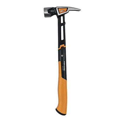 Fiskars Pro IsoCore 16" Milled-Face Framing Hammer with Rip Claw, 28oz - style: Milled Face Framing 28 oz