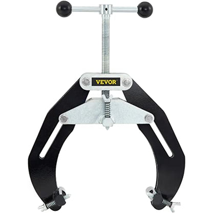 VEVOR Pipe Clamp, 2 to 6 in, High Strength Ultra Clamp with Quick Acting Screws, Steel Pipe Alignment Tool with Lightweight Design, Black - size: 2-6"