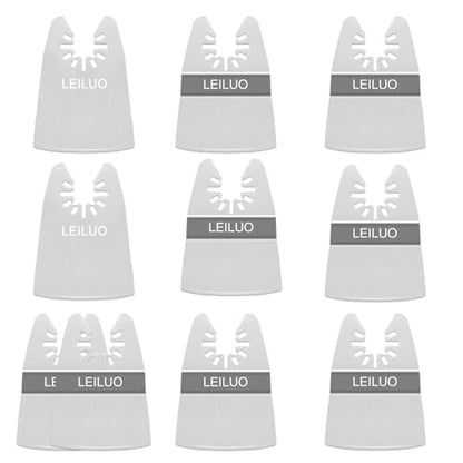 LEILUO 10Pcs Oscillating Tool Scraper Blades, Multi Tool Scraper Blade Set