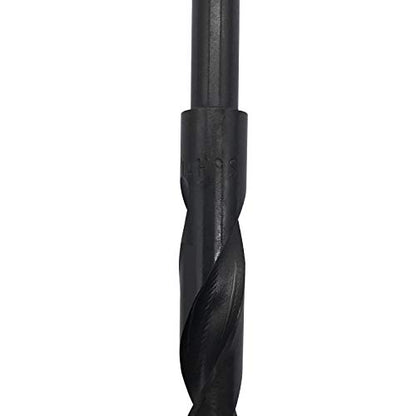 14mm(9/16-Inch) Reduced Shank Drill Bit, 1/2” Shank High Speed Steel Twist Drill Bit HSS-9341 for Aluminum Plate Copper Wood Stainless Steel - size: 14mm