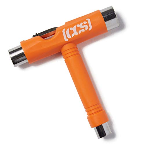 [CCS] Skateboard Tool - All in One T Tool, Metal T Tool W/Grip File, or Y Tool W/Rethreader - color: Orange