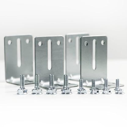 Garage Door Track Jamb Bracket J6, 4 Pack L-Shape Wall Mount