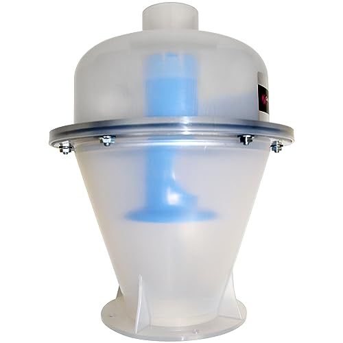 Assembled Quick Click Dust Separator with 12 Gallon Locking Collection Bin and Air Relief - style: w/ 12 Gallon Bin
