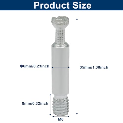35mm Furniture Connecting Fittings, 20 Pack - size: 20 Pack