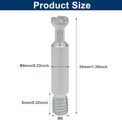 35mm Furniture Connecting Fittings, 20 Pack - size: 20 Pack