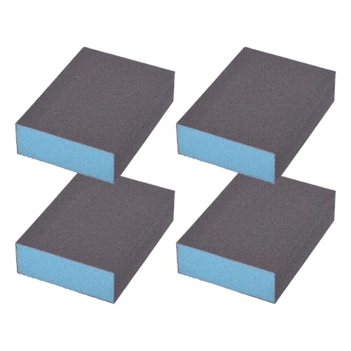 4Pcs 280Grit Sanding Sponges, Wet Dry Sanding Blocks - size: 280Grit