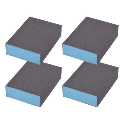 4Pcs 280Grit Sanding Sponges, Wet Dry Sanding Blocks - size: 280Grit
