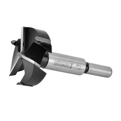 Mollom 48mm (1-7/8") Triple Flute Carbide Forstner Drill Bit - size: 48mm | 1-7/8"