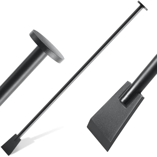 Tamping and Digging Bar Heavy Duty Steel Spud Bars Post Hole Digger Tamping Bar(Shovel Shape,Black,48 Inch) - color: Black, size: 48 Inch, style: Shovel Shape