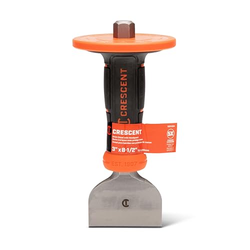 Crescent 3" x 8-1/2" Brick Chisel with Hanguard - CBCH30H - style: Brick