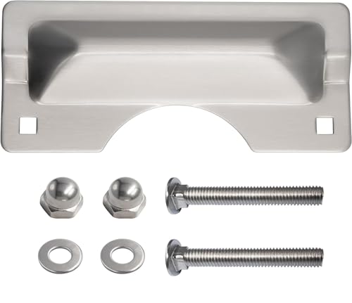 U 9496 Latch Guard Plate Cover Fit for Prime-Line Door Latch Guard, 3" x 7"