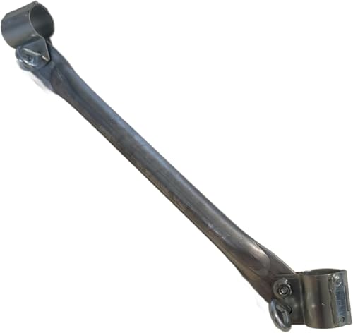 20” Angled Canopy Frame Support Bar Brace Frame Bracket Carport Pole Cross Beam Clamp for 1-1/2" Diameter Pipe EMT Pipe ONLY