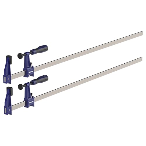 2-Pack Steel Bar Clamps 36 Inch - size: 36-IN