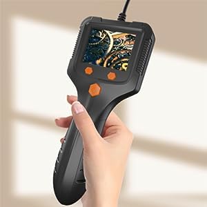 Daxiongmao Endoscope Camera with Light, 1080P HD Borescope - color: Black