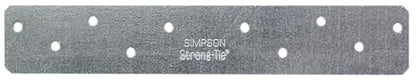 Simpson Strong-Tie Hardware Bracket HRS8 - Heavy Strap Tie, Strong Tie Brackets - 8 in, 50 Count