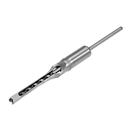 uxcell Square Hole Drill Bit, 5/16" High-Carbon Steel Hollow Chisel Mortise Power Tool for Woodworking - size: 5/16"