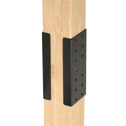 GBGS 2 Pairs 4x4 Post Repair Brackets,Wood Post Splice Connectors,16 Gauge
