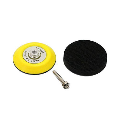 3 Inch (75mm) Hook and Loop Sanding Pad for Sanding Discs, 5 Pack - style: 3 Inch