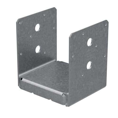 Simpson Strong-Tie ABU66RZ ABU ZMAX Galvanized Adjustable Standoff Post Base for 6x6 Rough