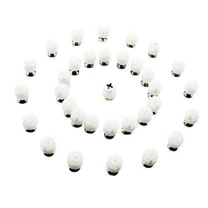 Plastic Hinge Dowel Inserts with Screws 100 Pack