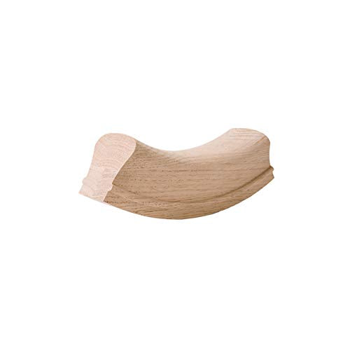 7212 Red Oak Up Easing - 6210 Wood Staircase Handrail Fitting for Stair Remodel - style: Up Easing - Red Oak