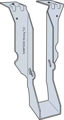 Simpson Strong-Tie JB28 Junior Bent Top-Flange Hanger - 1-9/16 in. x 7-1/4 in., 2x8 Joist Size, Heavy Duty 18-Gauge Construction, Zinc Galvanized Finish