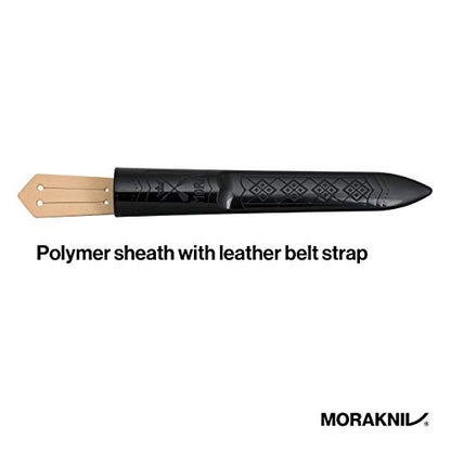 Morakniv Classic No. 3 Carbon Steel Craft Knife for Wood Carving and Crafting With Sheath, 5.3 Inch