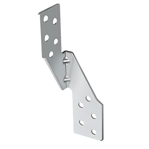 40 Pcs Left Galvanized Steel Hurricane Straps Tie Brackets| - size: Left Side