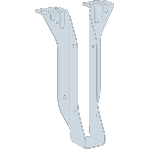 Simpson Strong-Tie LB210AZ LBAZ ZMAX Galvanized Light-Bent Top-Flange Joist Hanger for 2x10 (Pack of 25)