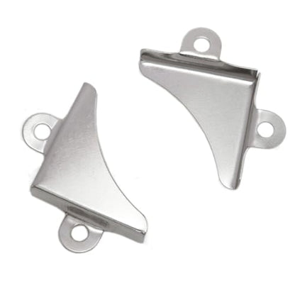 24 Pack Picture Frame Corner Brackets, 30.3 x 5.5 mm, Silver