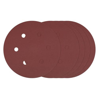 30Pcs Sanding Disc 8-7/8Inch 150Grit 6 Hole Sandpapers Red - color: Red, size: 8-7/8 Inch(150 Grit)