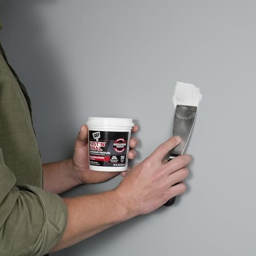 DAP Fast 'N Final Lightweight Spackling, White, 16 Oz (7079812141) - size: 16 Fl Oz (Pack of 1)
