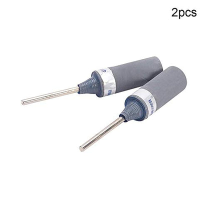 Utoolmart Sanding Drums Sandpaper Sticks Cylinder Abrasive Polishing Grinding Mounted Point 2000 Grits 2 Pcs - size: 2000
