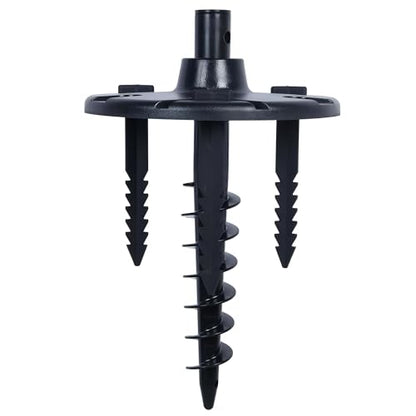 LUTEC Ground Spike for Post Light, Black