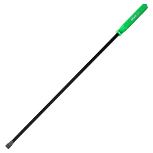 GRIP Heavy Duty Striking Pry Bars - Striking Cap - Mechanic's Handle - Positioning, Prying, Aligning (48" Straight) - size: 48" Straight