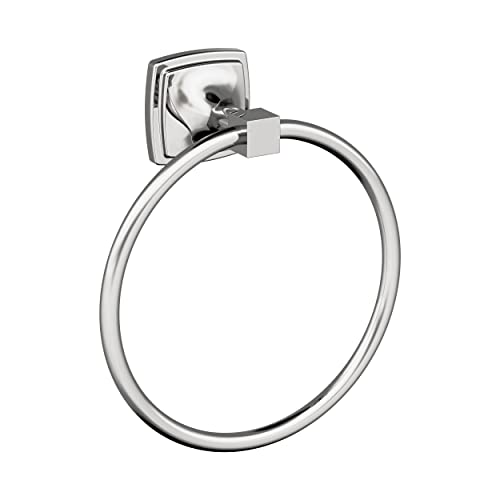 Amerock Stature 7-9/16" Chrome Towel Ring - color: Chrome, size: 7-9/16 Inch (192 mm) Width