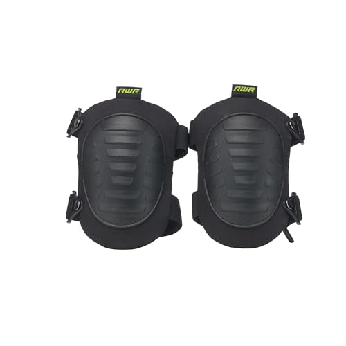 AWP Tactical Hard Cap Knee Pads with Tri-Buckle Closure for Work